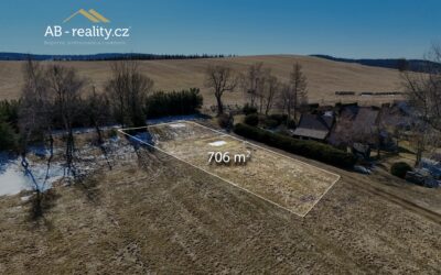 č. 1144:Prodej stavebního pozemku 706 m2, Český JiřetínCena: 1 059 000 Kč